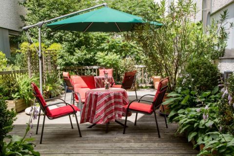 Palliativstation Klinikum Freising, Terrasse