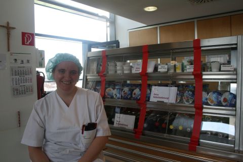 MIlchprodukte von der Molkerei Weihenstephan für das Klinikum Freising