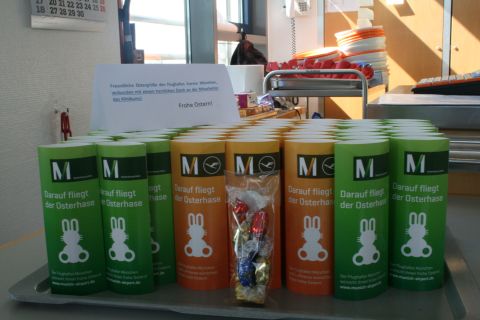 Osterspende des Flughafenvereins München an das Klinikum Freising