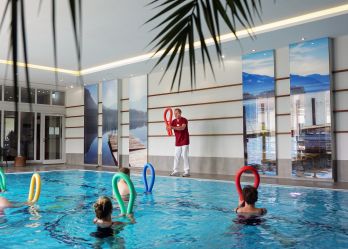 Wassergymnastik im Hotel Marriott