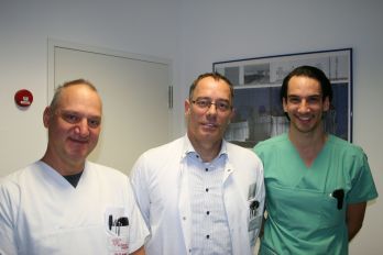 PFO-Verschluss bei Schlaganfall Experten Dr.Stephan Hofer Chefarzt Roland Brückl Dr. Jannis Wagner Klinikum Freising