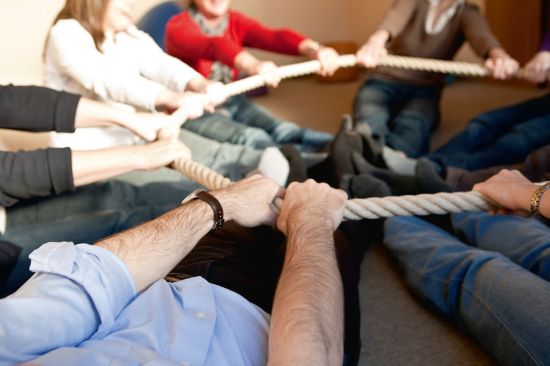 Alle ziehen an einem Strang. Abteilung für Psychosomatik