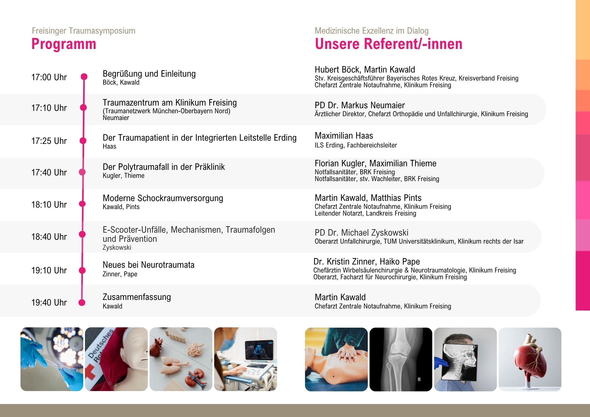 Programm Freisinger Traumasymposium